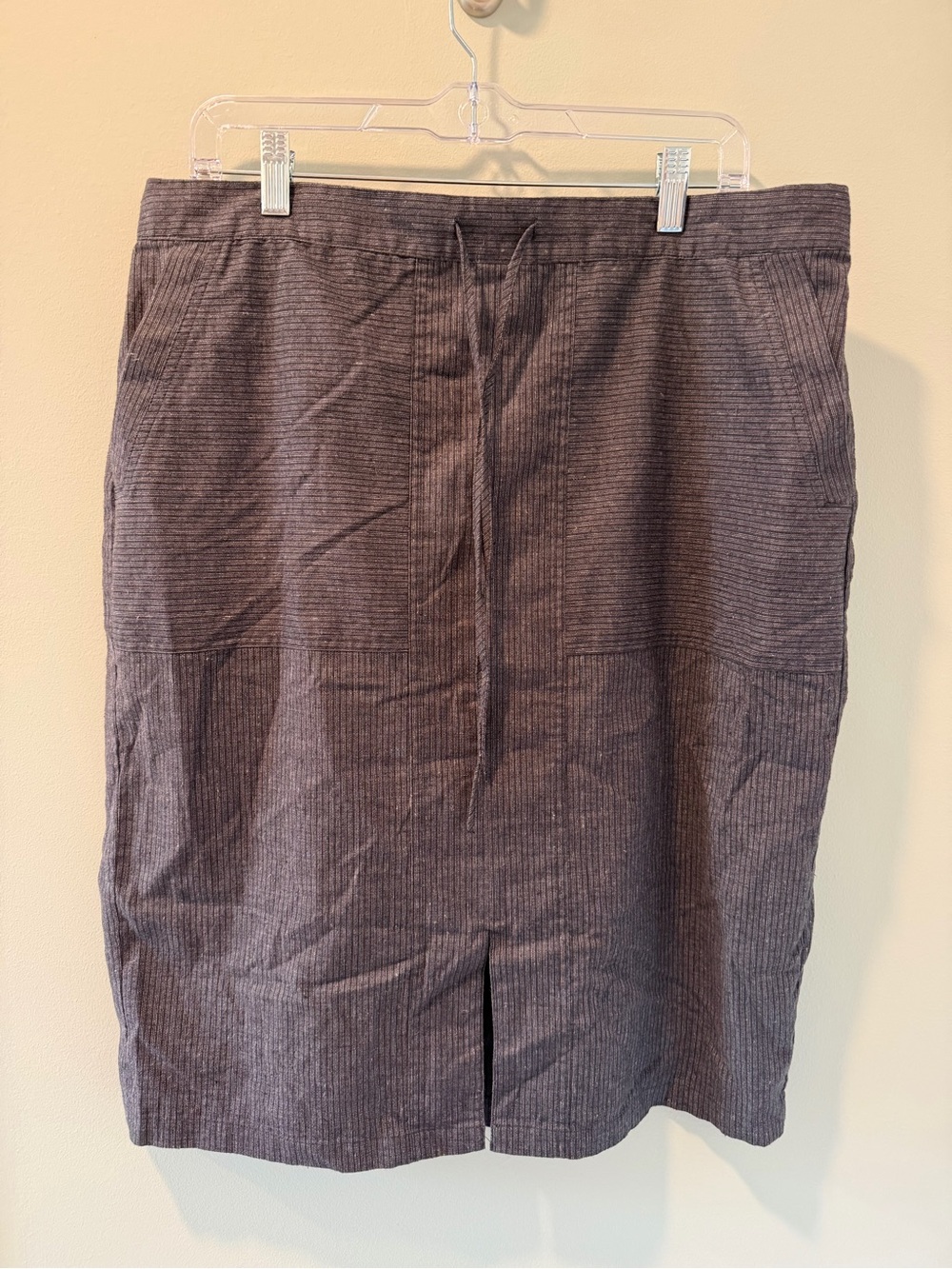 Prana Bristol Knee Length Hemp Skirt NWT